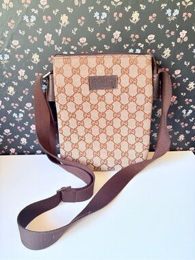 Dark brown crossbody bag
